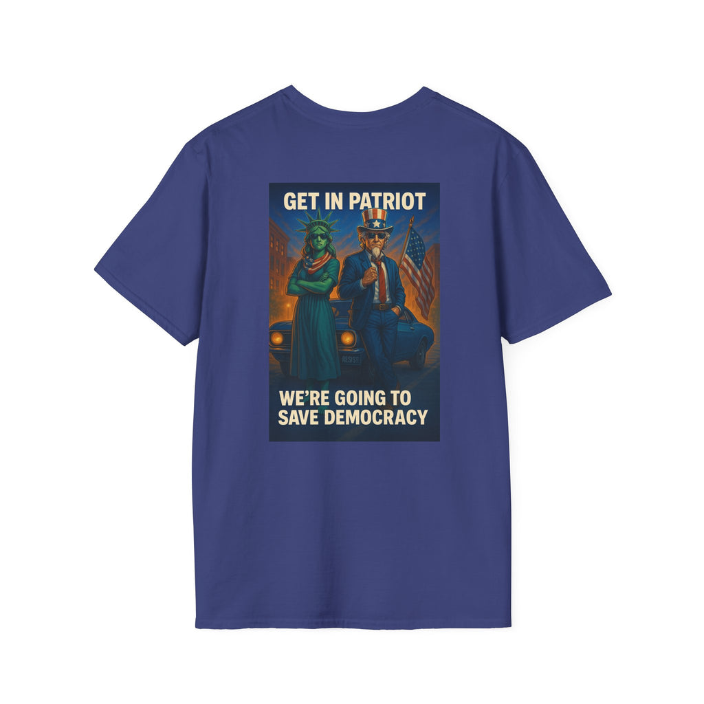 Patriotic Activism T-Shirt - Our Resistance Matters & Save Democracy Designs