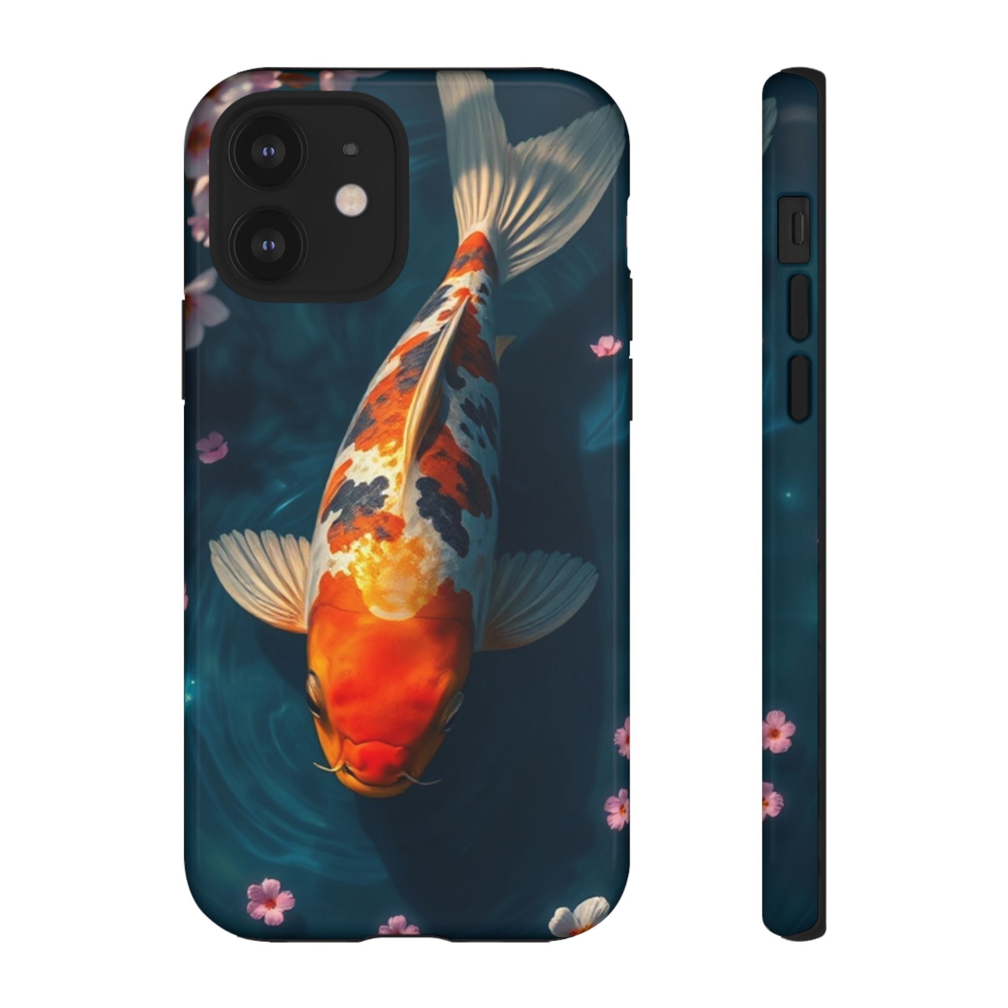 Peaceful Koi Cherry Blossom Tough Cases For Android & iPhone