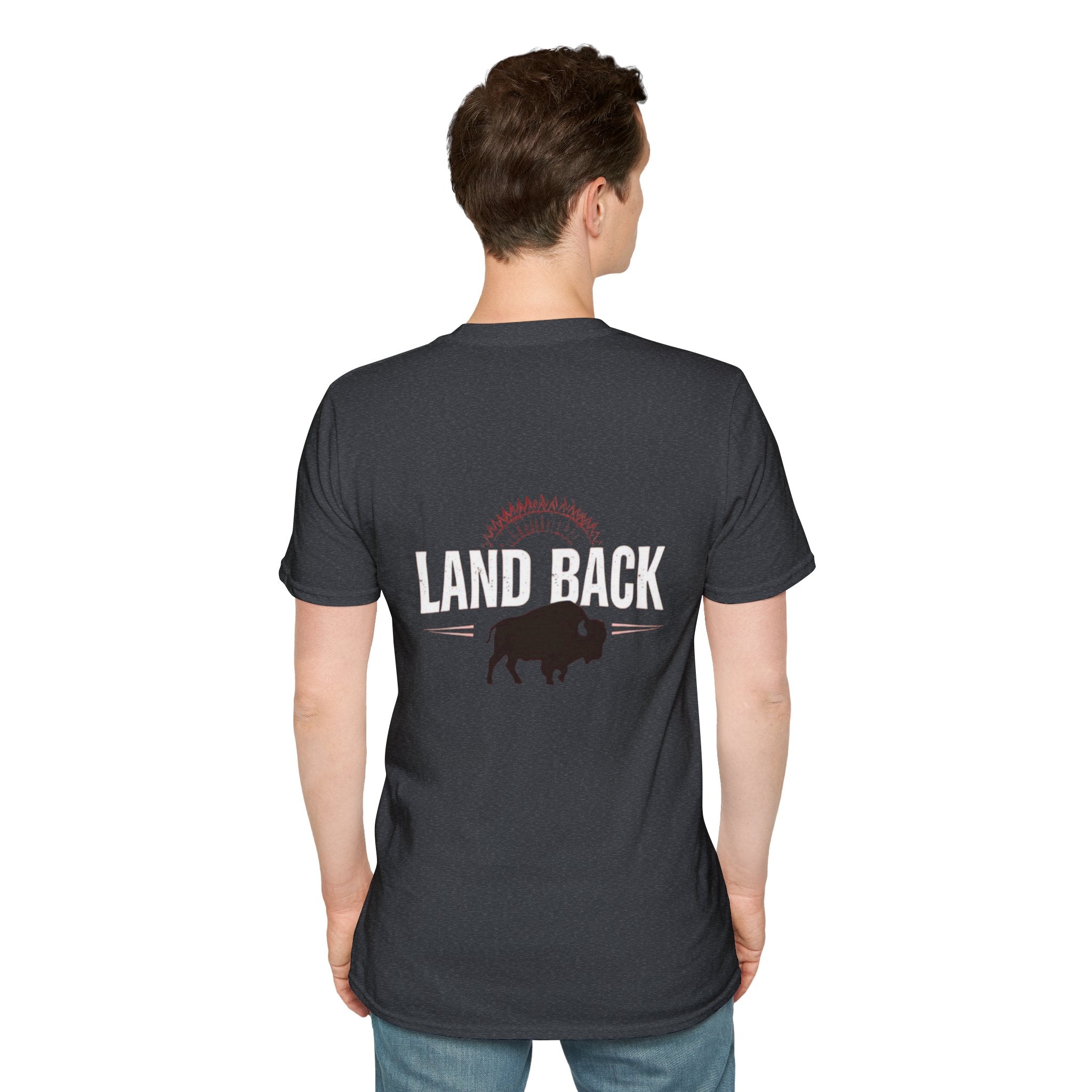 'Land Back' Unisex Softstyle T-shirt