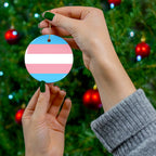 Transgender Pride Ceramic Ornament - 4 shapes