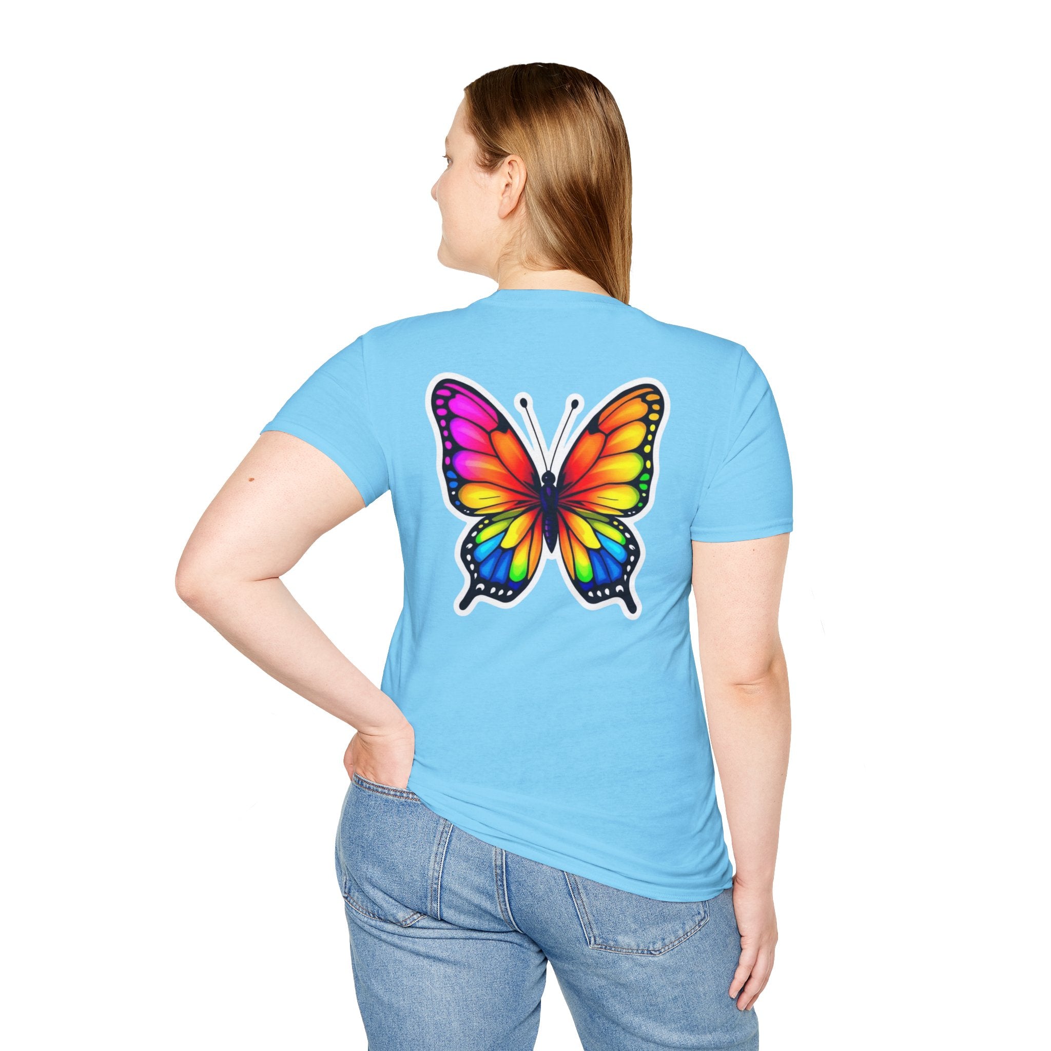 Rainbow Butterfly Cocoon Pride T-Shirt