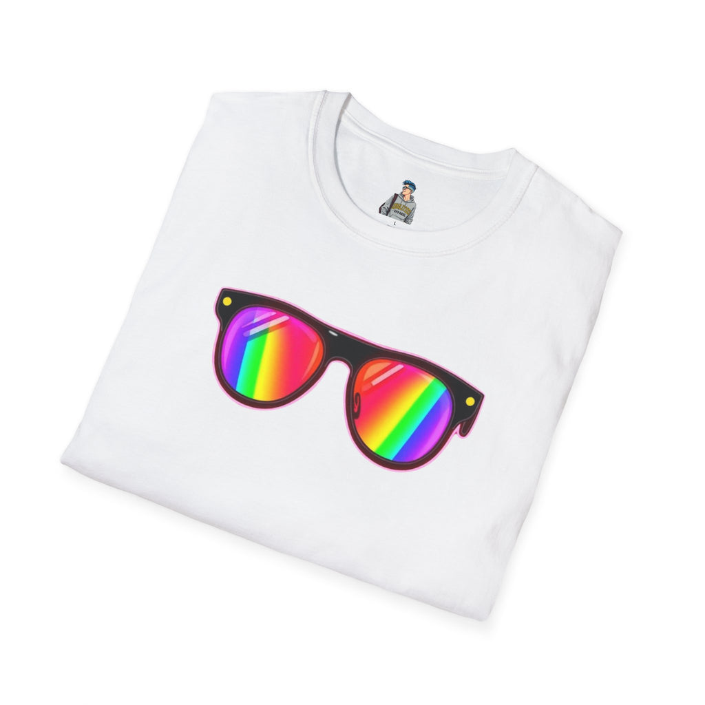 Rainbow Sunglasses Unisex t-shirt