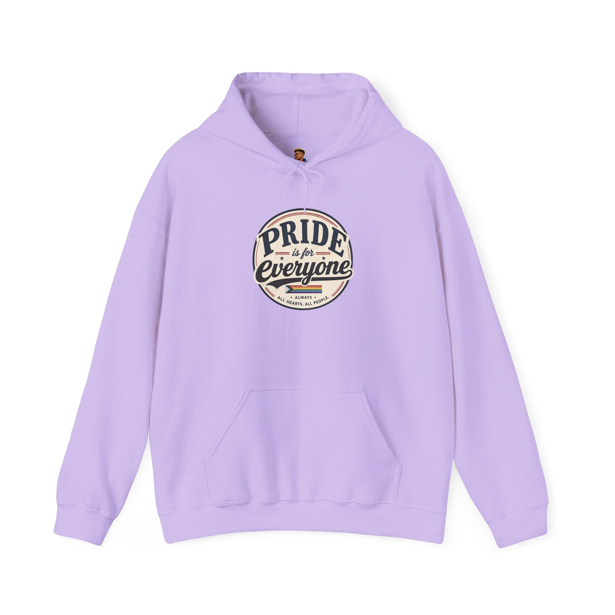 Pride Is For Everyone Pullover Hoodie — Vintage Graphic Inclusivity Sweatshirt