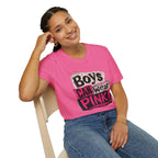Boys Can Wear Pink T-Shirt — Bold Retro Feminist Graphic Tee