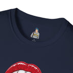 Pride Love Unisex Softstyle T-Shirt | LGBTQ+ Rainbow Heart Design