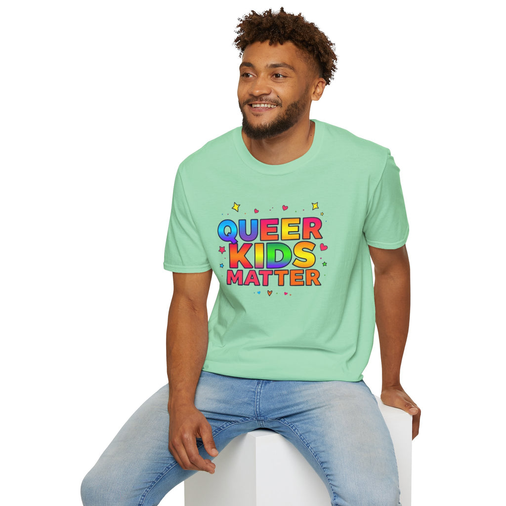 Colorful Queer Kids Matter Pride T-Shirt