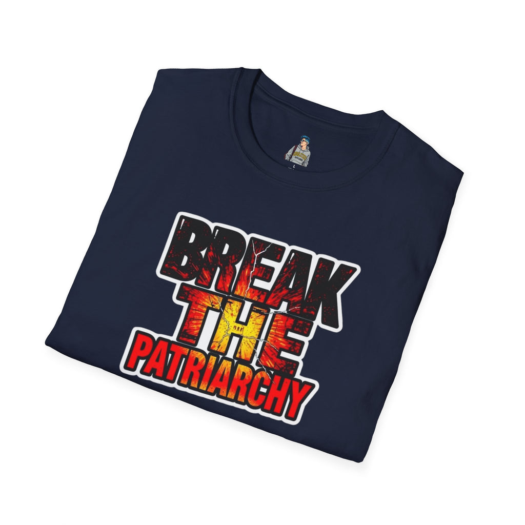 Break the Patriarchy Unisex Softstyle T-Shirt - Empowerment Wear for Social Change