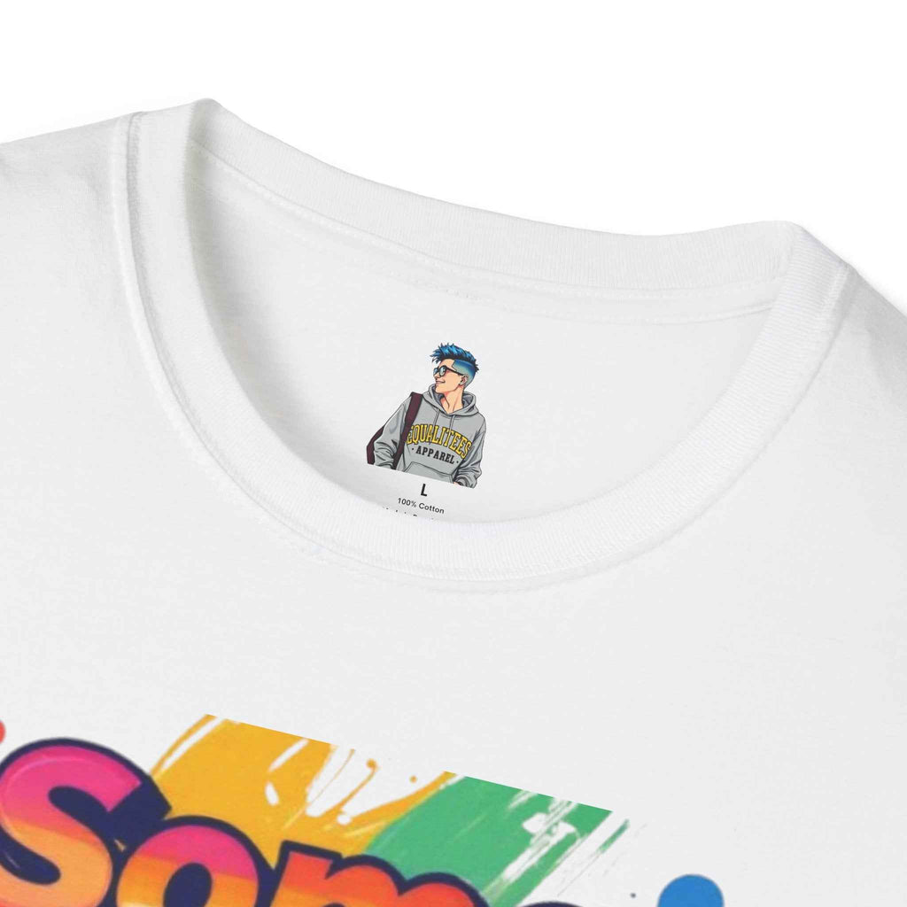 Queer Pride T-Shirt — "Some People Are Queer. Get Over It." Rainbow Graphic