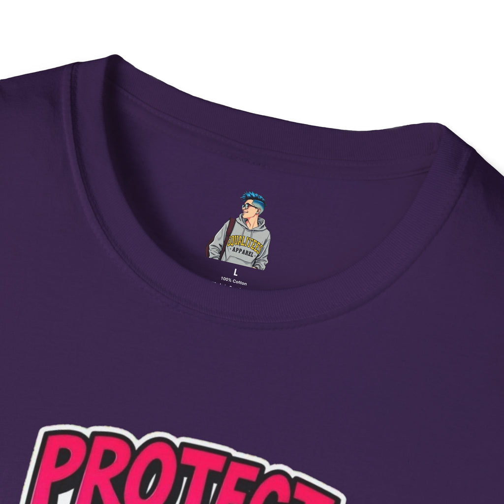 Protect Queer Kids Unisex Softstyle T-Shirt | Inclusive & Comfortable Tee