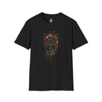 Abstract Rainbow Splatter Face Tee - EqualiTees.Me