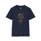 Abstract Rainbow Splatter Face Tee - EqualiTees.Me