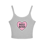 Boss Bitch Women's Spaghetti Strap Tank Top - Confident & Stylish Summer Wear - EqualiTees.Me