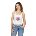 Boss Bitch Women's Spaghetti Strap Tank Top - Confident & Stylish Summer Wear - EqualiTees.Me