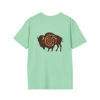 Buffalo Spiral Design Unisex Softstyle T-shirt - EqualiTees.Me