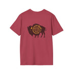Buffalo Spiral Design Unisex Softstyle T-shirt - EqualiTees.Me