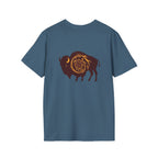 Buffalo Spiral Design Unisex Softstyle T-shirt - EqualiTees.Me