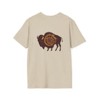 Buffalo Spiral Design Unisex Softstyle T-shirt - EqualiTees.Me
