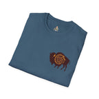 Buffalo Spiral Design Unisex Softstyle T-shirt - EqualiTees.Me