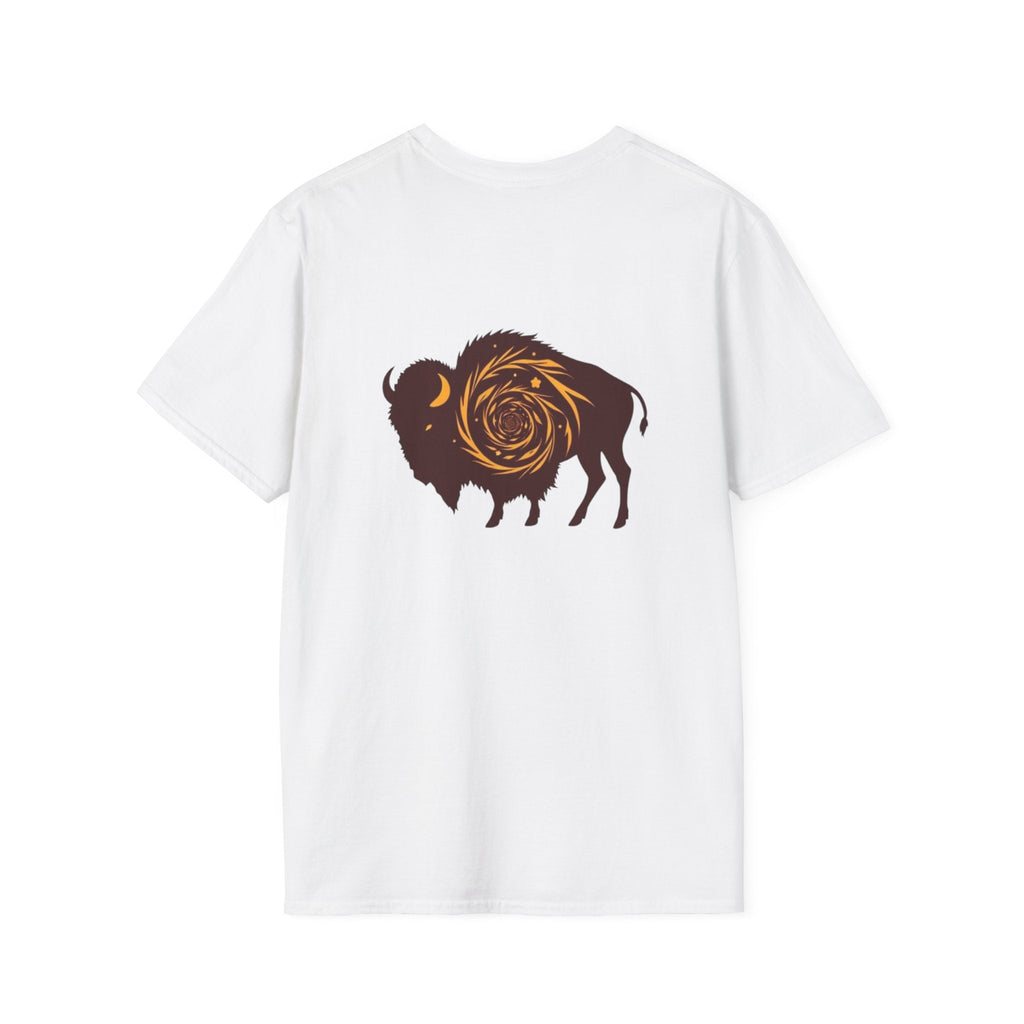 Buffalo Spiral Design Unisex Softstyle T-shirt - EqualiTees.Me