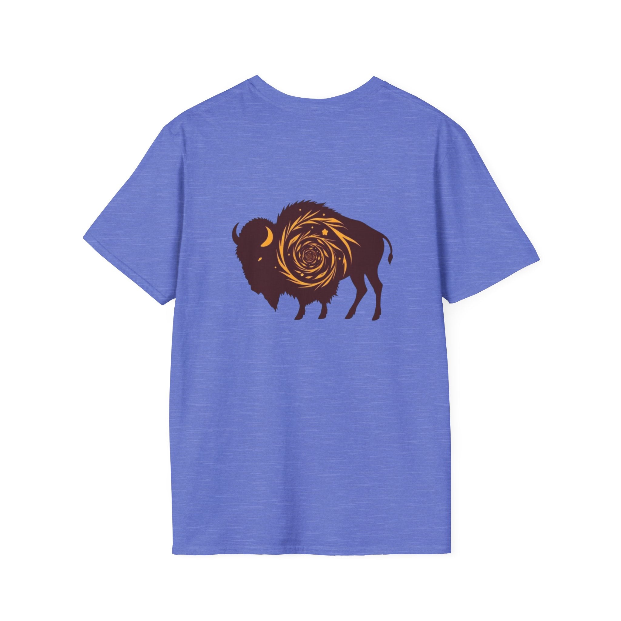 Buffalo Spiral Design Unisex Softstyle T-shirt - EqualiTees.Me
