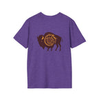 Buffalo Spiral Design Unisex Softstyle T-shirt - EqualiTees.Me