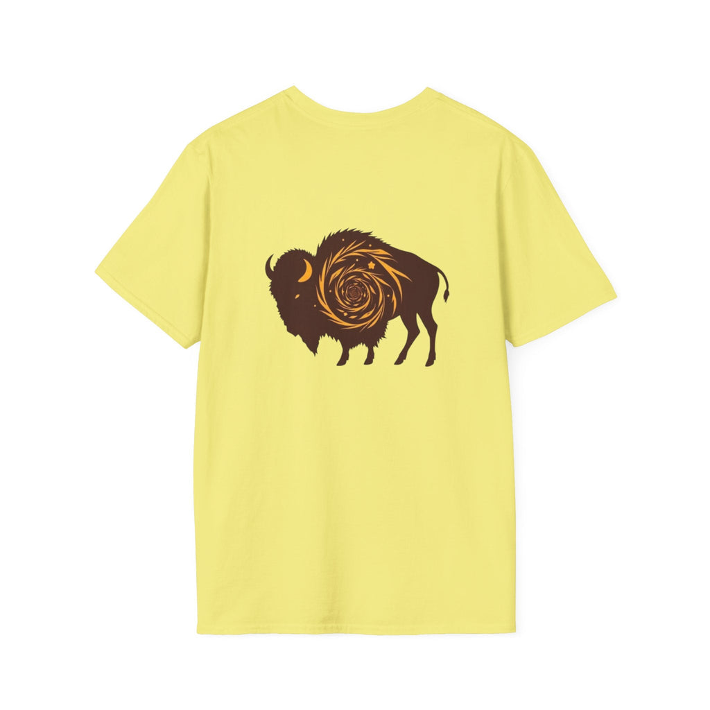 Buffalo Spiral Design Unisex Softstyle T-shirt - EqualiTees.Me