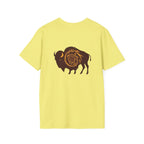 Buffalo Spiral Design Unisex Softstyle T-shirt - EqualiTees.Me