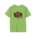 Buffalo Spiral Design Unisex Softstyle T-shirt - EqualiTees.Me