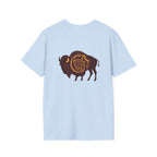 Buffalo Spiral Design Unisex Softstyle T-shirt - EqualiTees.Me
