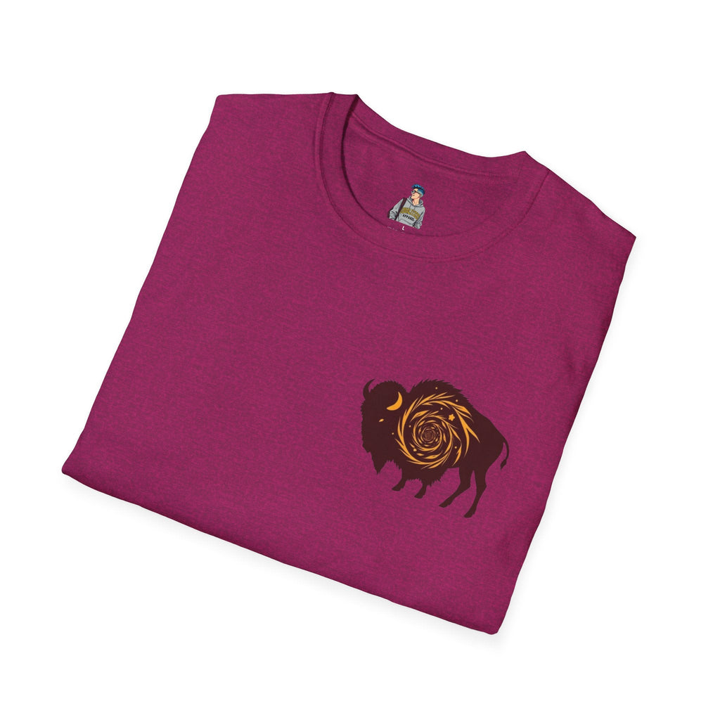 Buffalo Spiral Design Unisex Softstyle T-shirt - EqualiTees.Me