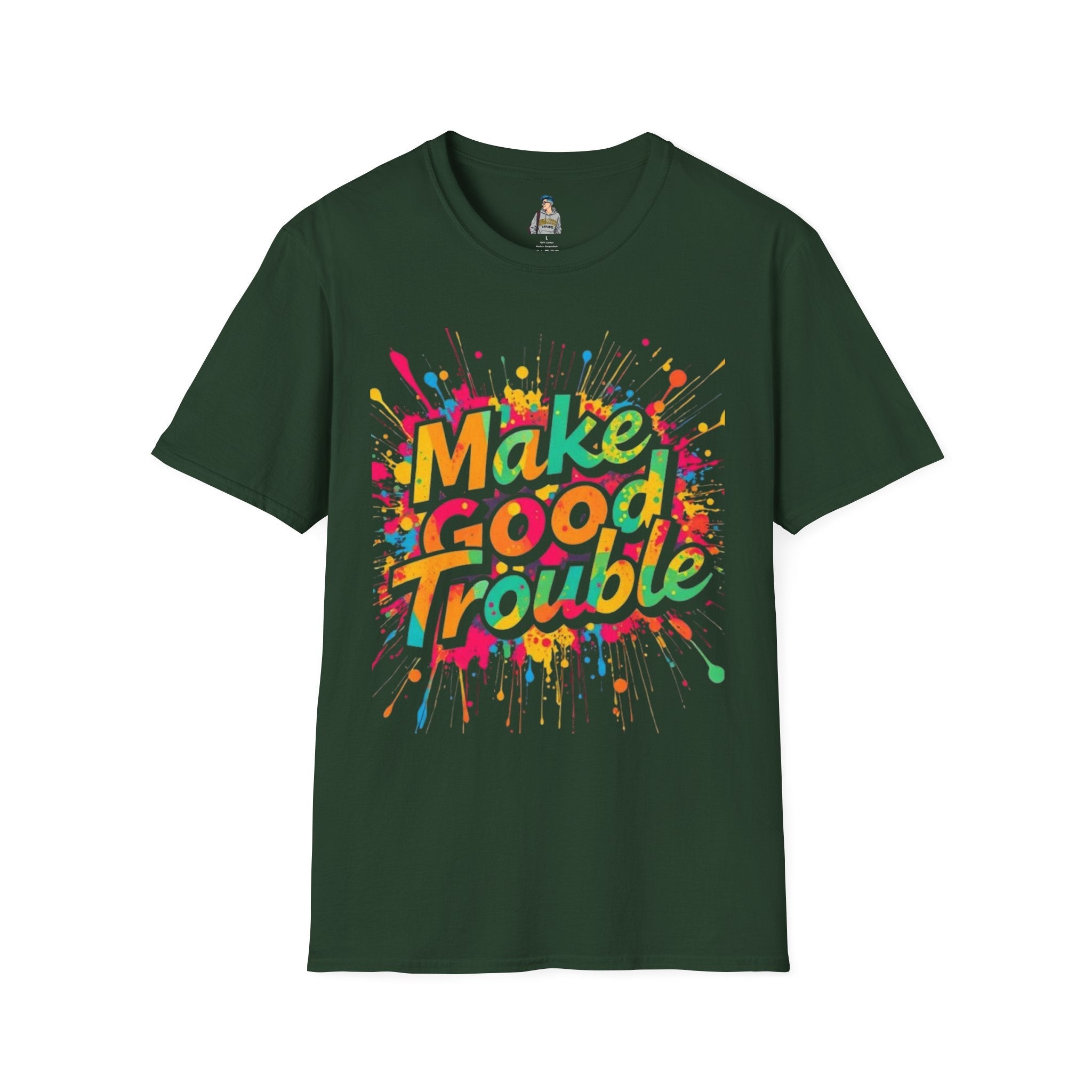 Color Splash, Make Good Trouble Tee - EqualiTees.Me