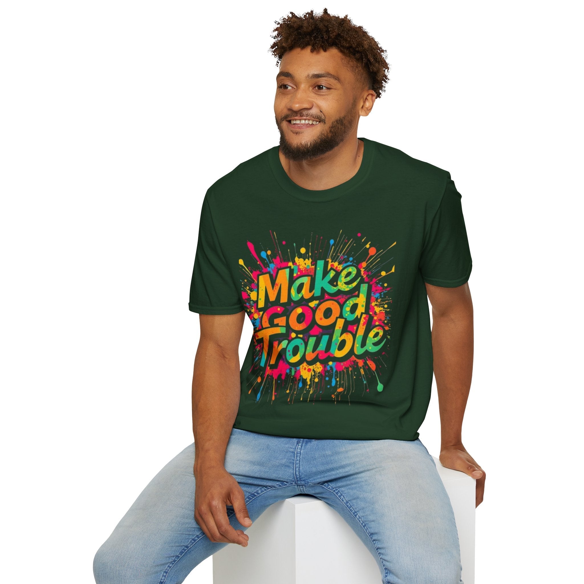 Color Splash, Make Good Trouble Tee - EqualiTees.Me