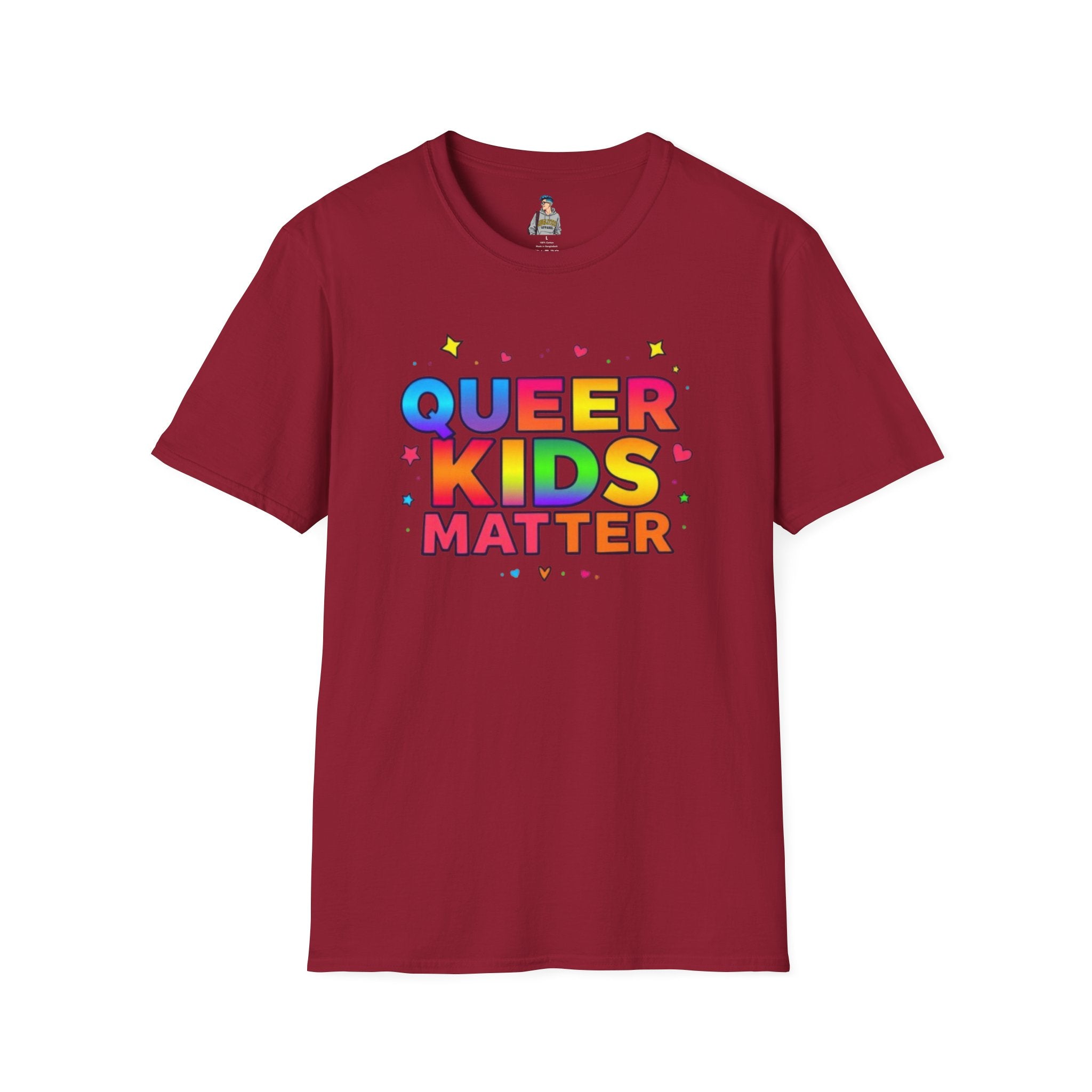 Colorful Queer Kids Matter Pride T-Shirt - EqualiTees.Me