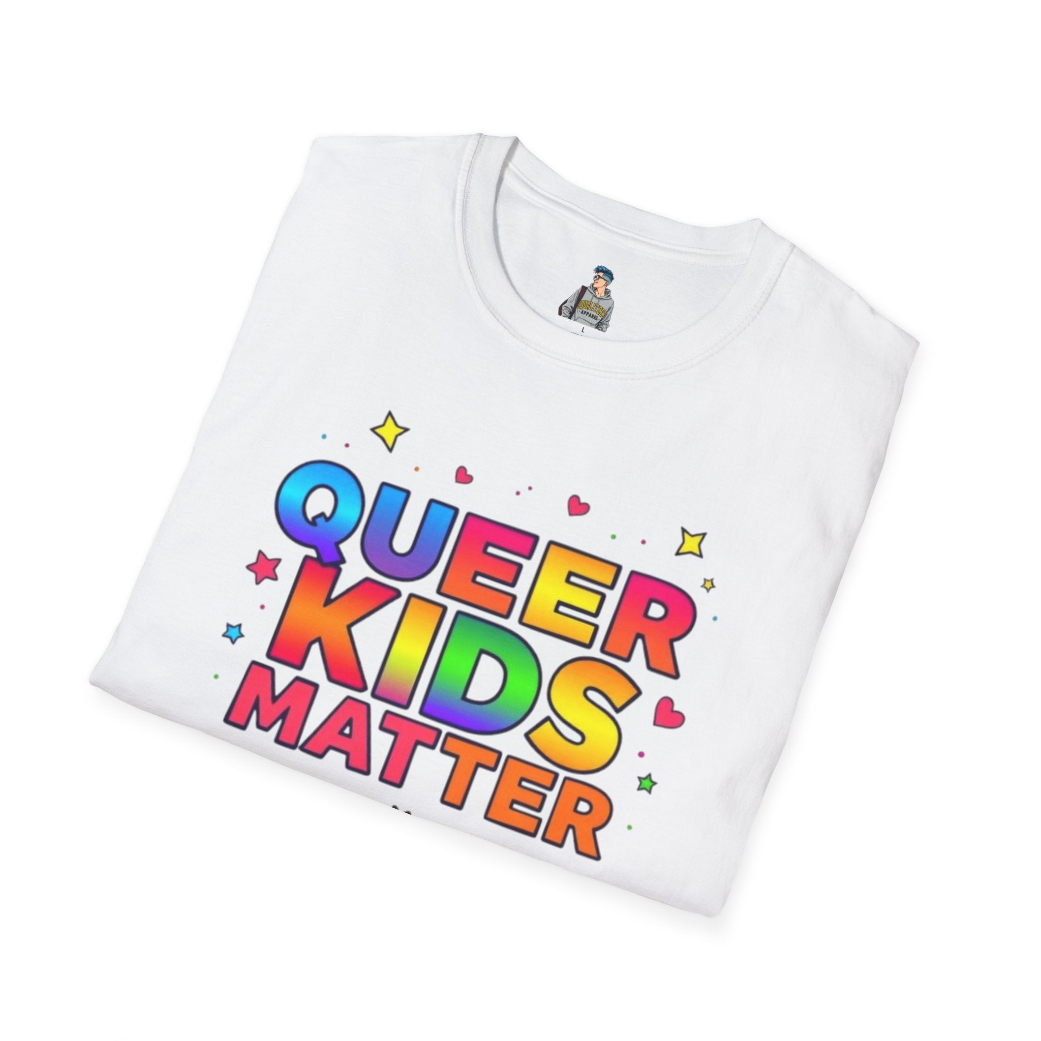 Colorful Queer Kids Matter Pride T-Shirt - EqualiTees.Me