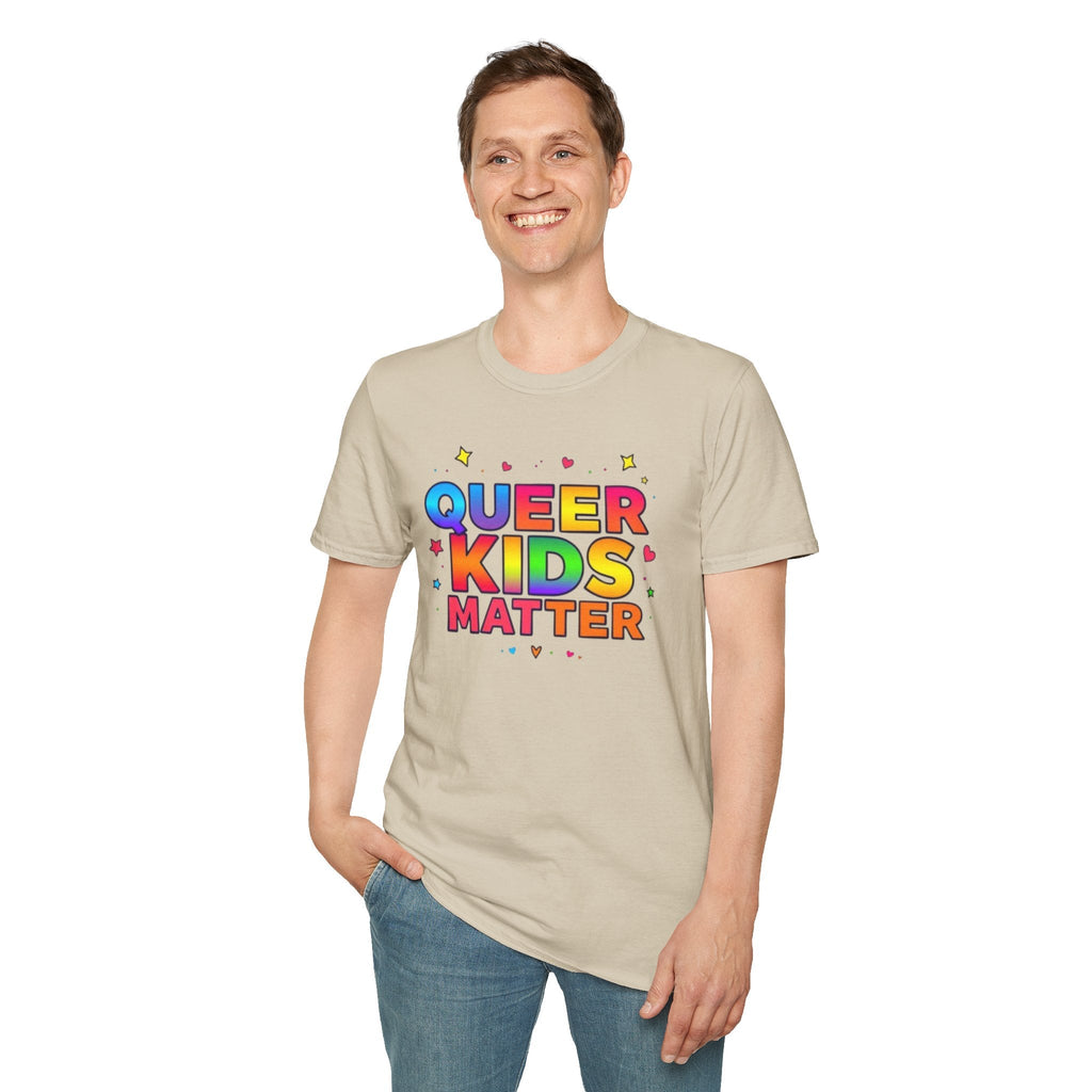 Colorful Queer Kids Matter Pride T-Shirt - EqualiTees.Me