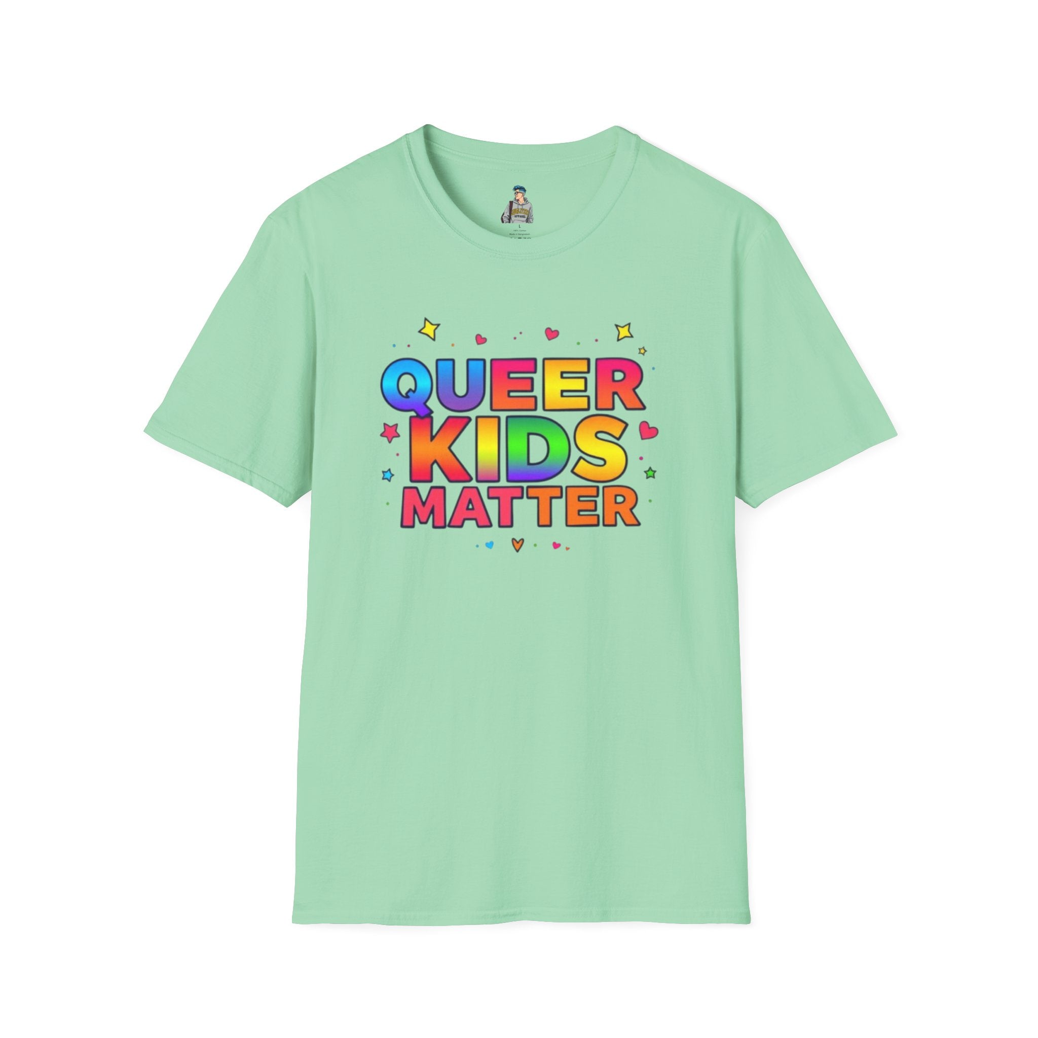 Colorful Queer Kids Matter Pride T-Shirt - EqualiTees.Me