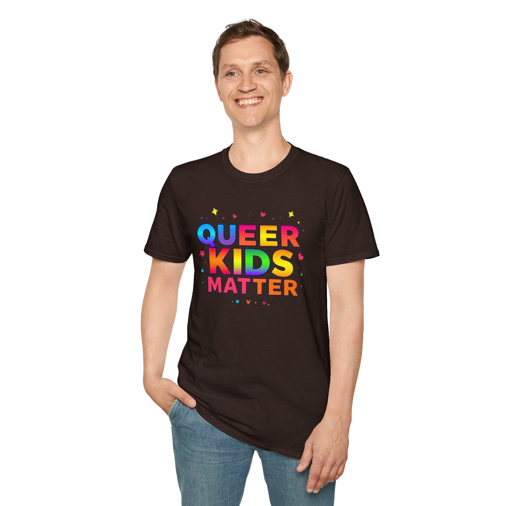 Colorful Queer Kids Matter Pride T-Shirt - EqualiTees.Me