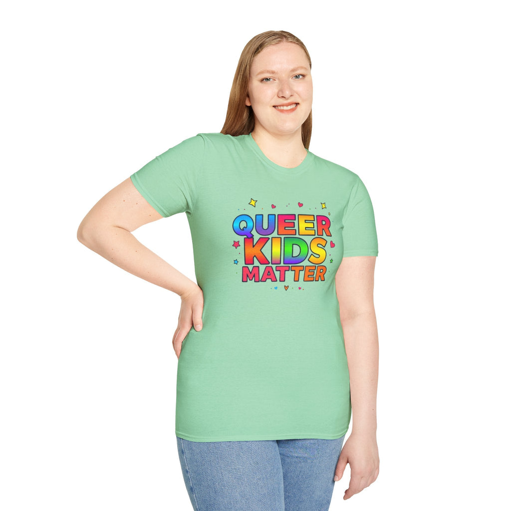 Colorful Queer Kids Matter Pride T-Shirt - EqualiTees.Me