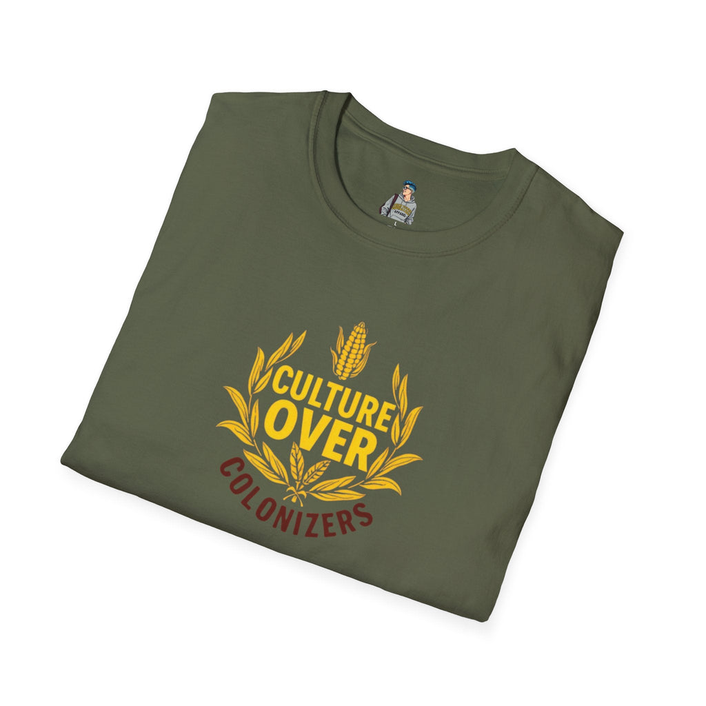 'Culture Over Colonizers' Unisex Softstyle T-shirt - EqualiTees.Me