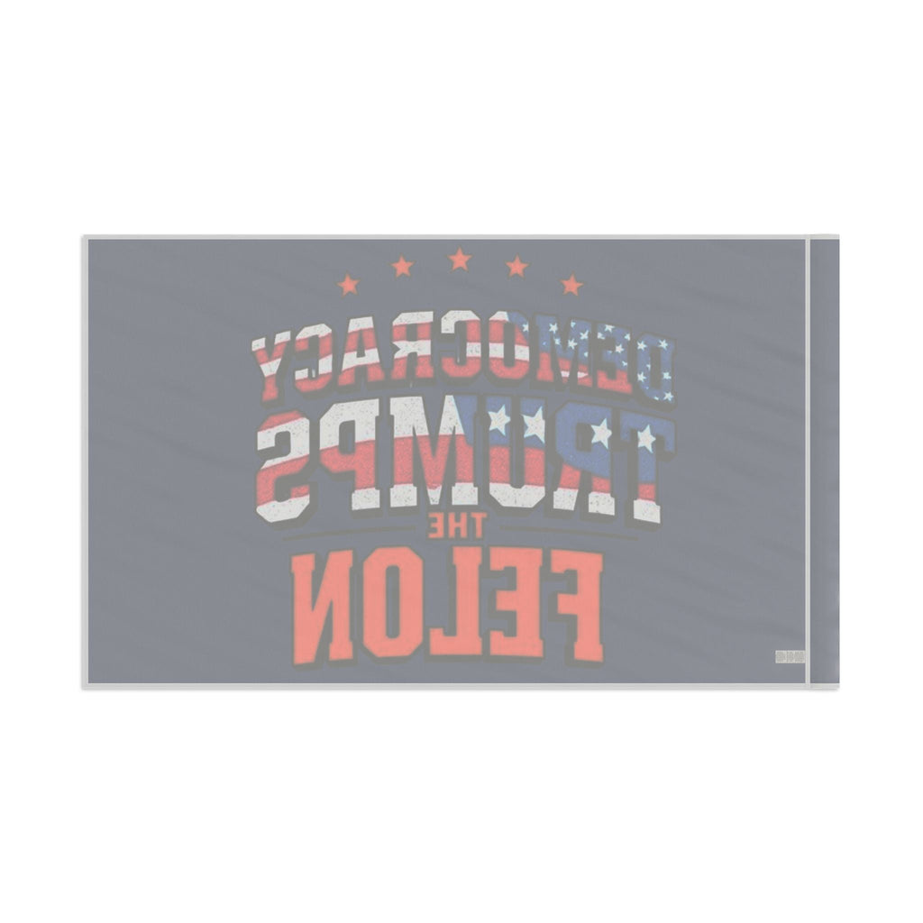 Democracy Trumps the Felon - Protest Flag - EqualiTees.Me