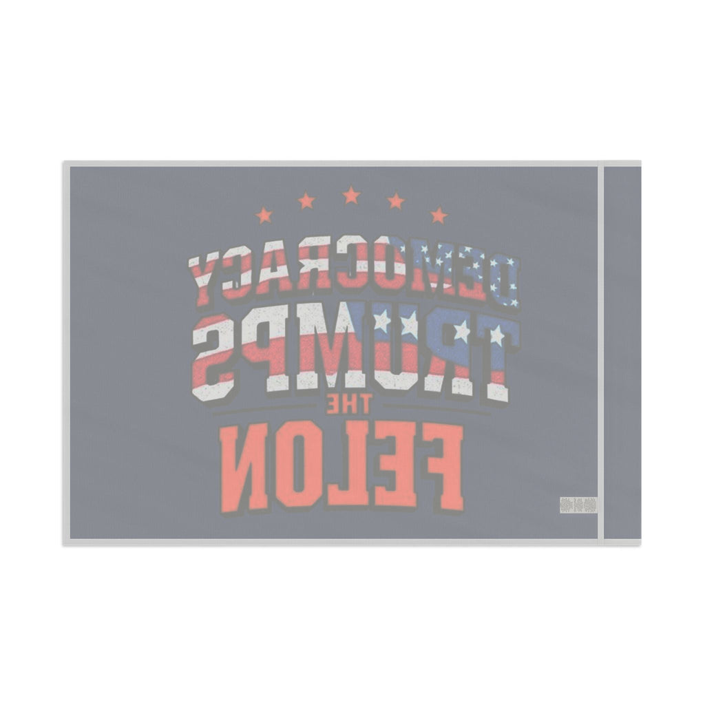 Democracy Trumps the Felon - Protest Flag - EqualiTees.Me