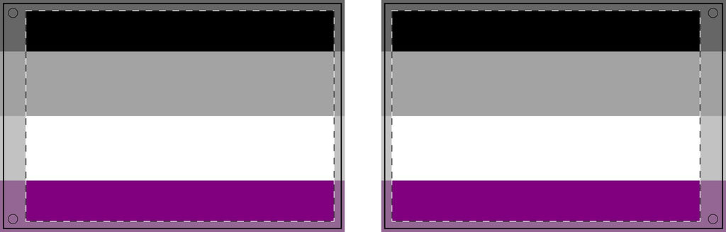 Double Sided Asexual Pride Flag - Inclusive Decor for Celebrations & Events - EqualiTees.Me