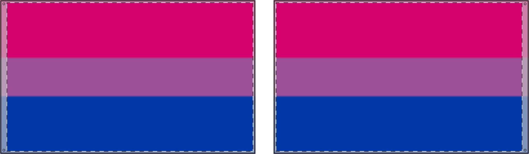 Double Sided Bisexual Pride Flag - Celebrate Inclusivity and Support LGBTQ+ Pride - EqualiTees.Me