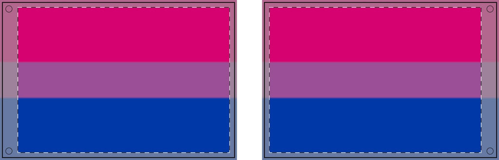 Double Sided Bisexual Pride Flag - Celebrate Inclusivity and Support LGBTQ+ Pride - EqualiTees.Me
