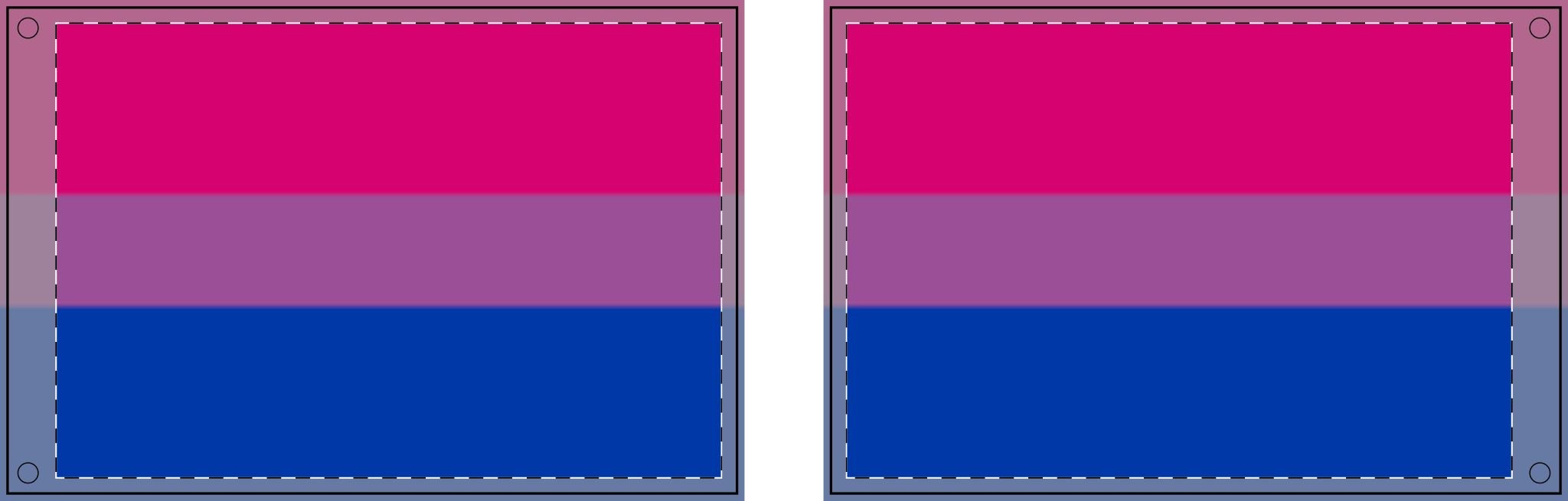 Double Sided Bisexual Pride Flag - Celebrate Inclusivity and Support LGBTQ+ Pride - EqualiTees.Me