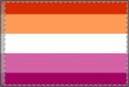 Double Sided Lesbian Pride Flag - Vibrant Rainbow Decorative Banner for Parades and Celebrations - EqualiTees.Me