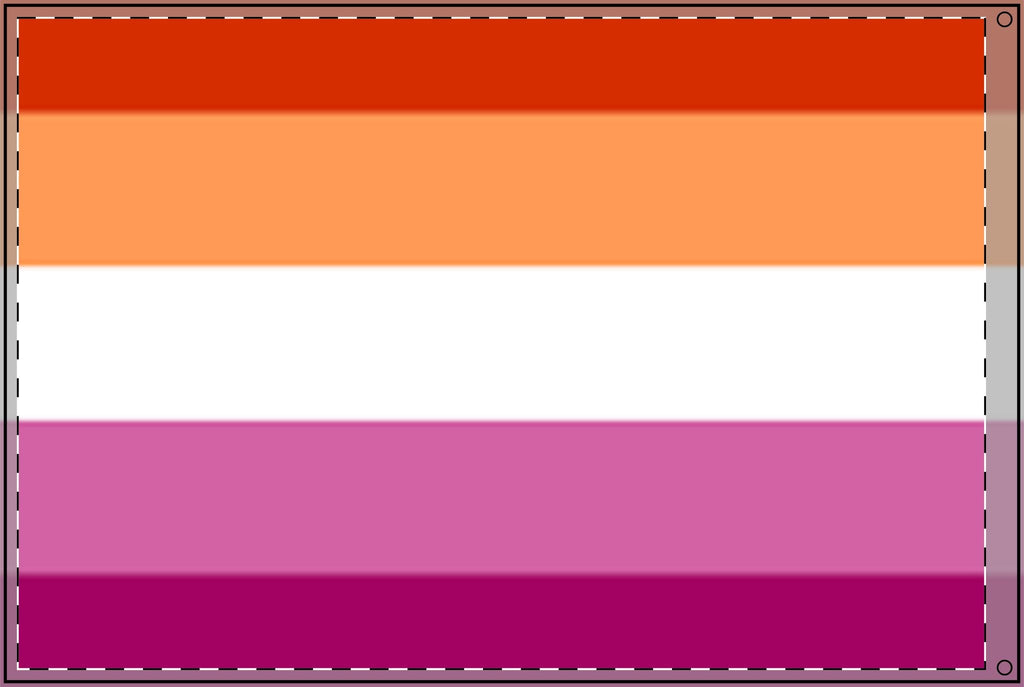 Double Sided Lesbian Pride Flag - Vibrant Rainbow Decorative Banner for Parades and Celebrations - EqualiTees.Me