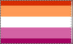 Double Sided Lesbian Pride Flag - Vibrant Rainbow Decorative Banner for Parades and Celebrations - EqualiTees.Me