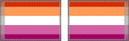 Double Sided Lesbian Pride Flag - Vibrant Rainbow Decorative Banner for Parades and Celebrations - EqualiTees.Me
