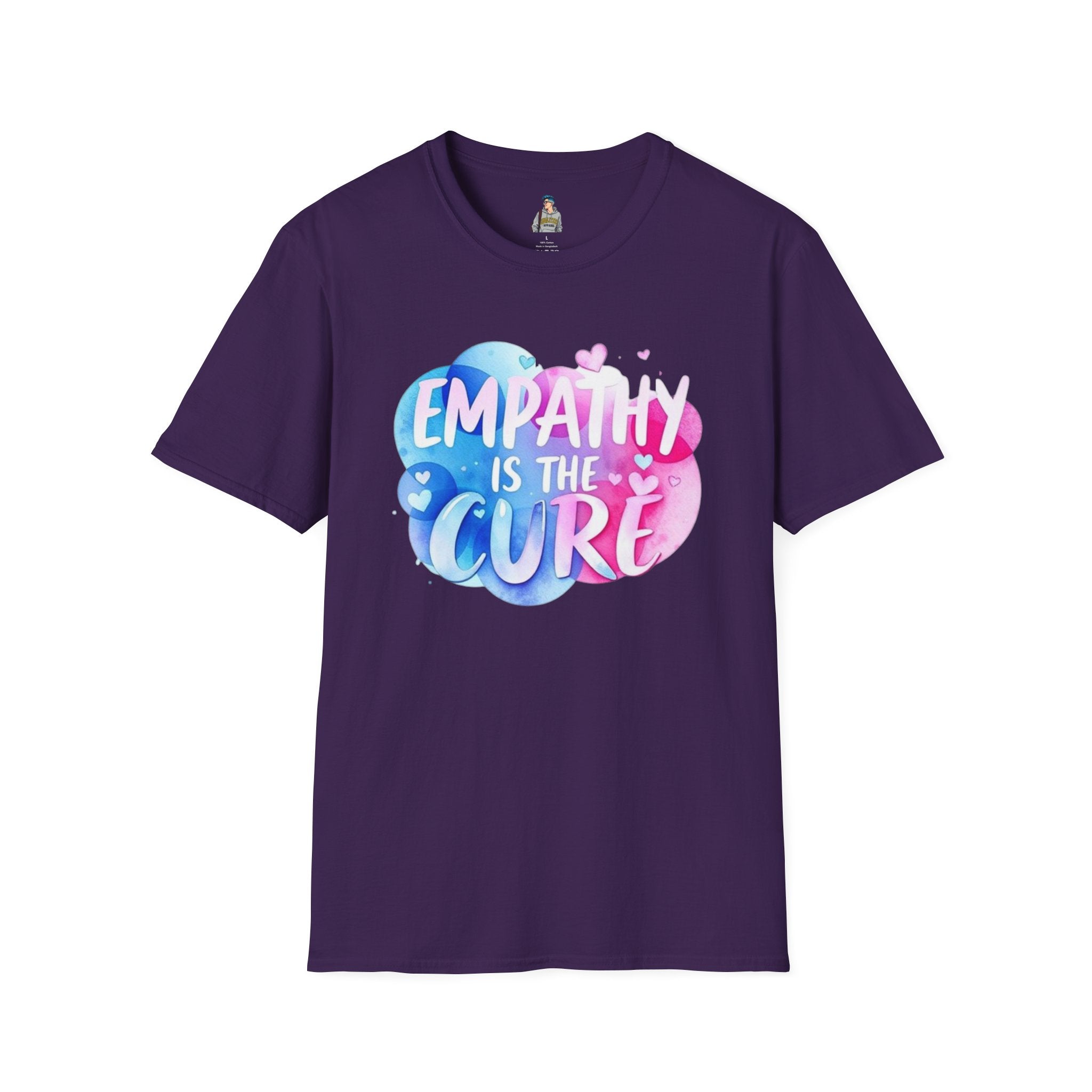 Empathy is the Cure Unisex Softstyle T-Shirt - Comfortable and Inspirational Tee for Everyday Wear - EqualiTees.Me
